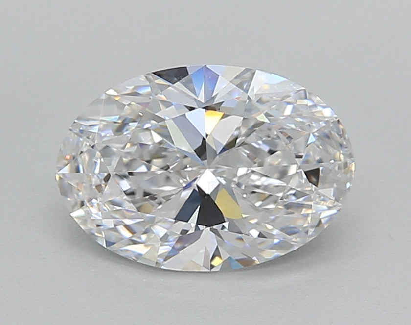1.52 Carat Oval Shaped, Excellent Cut, D Color, VVS2 Clarity, IGI Certified Lab Grown Diamond