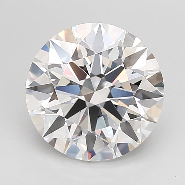 4.04 Carat Round Shaped, Ideal Cut, E Color, VVS2 Clarity, IGI Certified Lab Grown Diamond