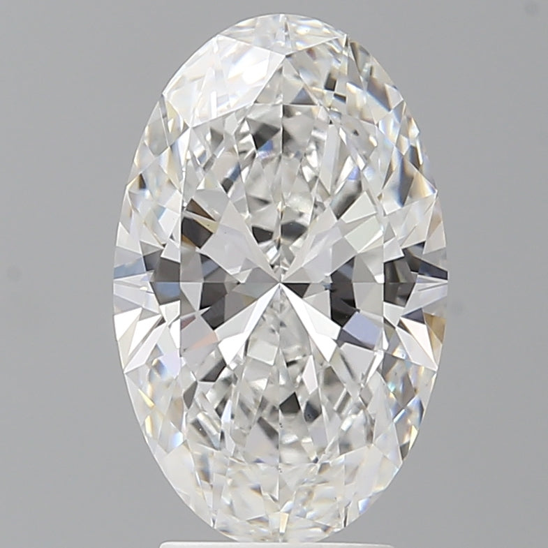 3.56 Carat Oval Shaped, Ideal Cut, E Color, VVS2 Clarity, IGI Certified Lab Grown Diamond