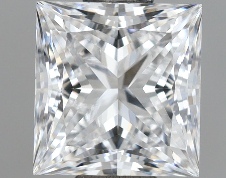 1.03 Carat Princess Shaped, Ideal Cut, D Color, VVS1 Clarity, IGI Certified Lab Grown Diamond