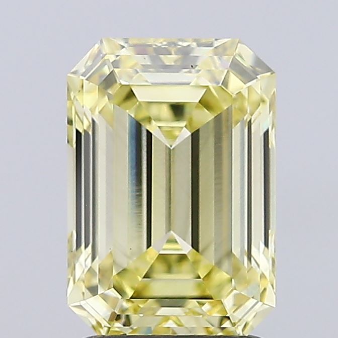 2.03 Carat Emerald Shaped, Ideal Cut, VS1 Clarity, IGI Certified Lab Grown Diamond