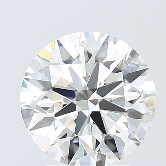 3.02 Carat Round Shaped, Ideal Cut, F Color, VVS2 Clarity, IGI Certified Lab Grown Diamond