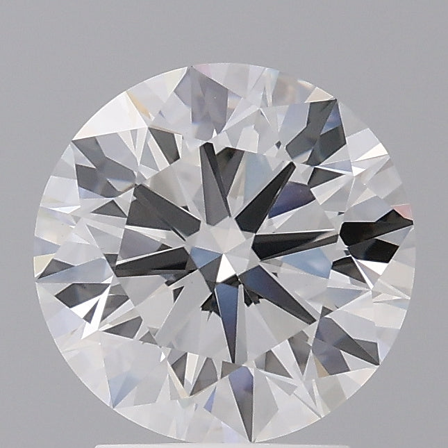 2.54 Carat Round Shaped, Ideal Cut, E Color, VVS2 Clarity, IGI Certified Lab Grown Diamond