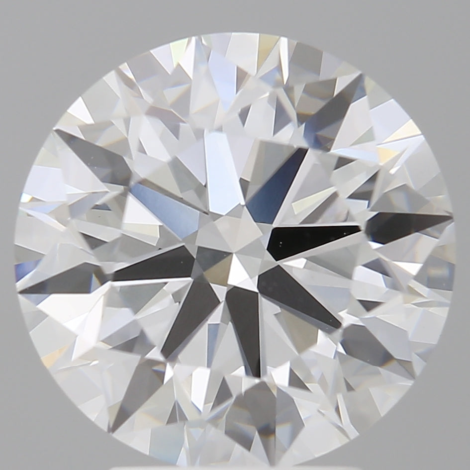 4.09 Carat Round Shaped, Ideal Cut, E Color, VVS2 Clarity, IGI Certified Lab Grown Diamond