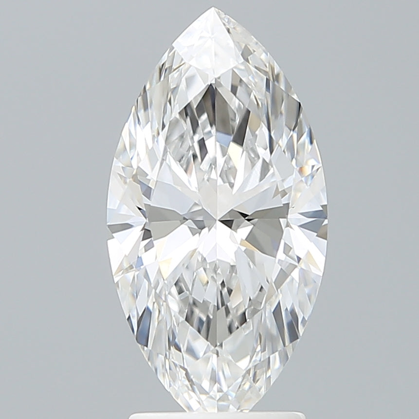 2.72 Carat Marquise Shaped, Ideal Cut, E Color, VVS2 Clarity, IGI Certified Lab Grown Diamond