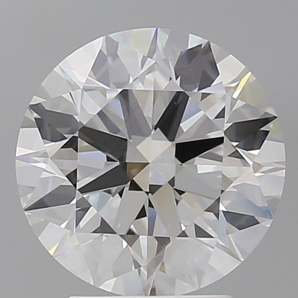 3.55 Carat Round Shaped, Ideal Cut, E Color, VVS2 Clarity, IGI Certified Lab Grown Diamond