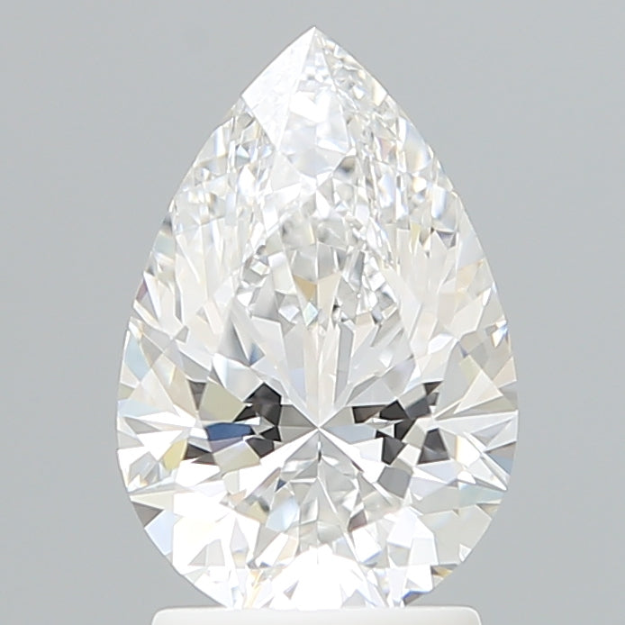 2.18 Carat Pear Shaped, Excellent Cut, E Color, VVS2 Clarity, IGI Certified Lab Grown Diamond