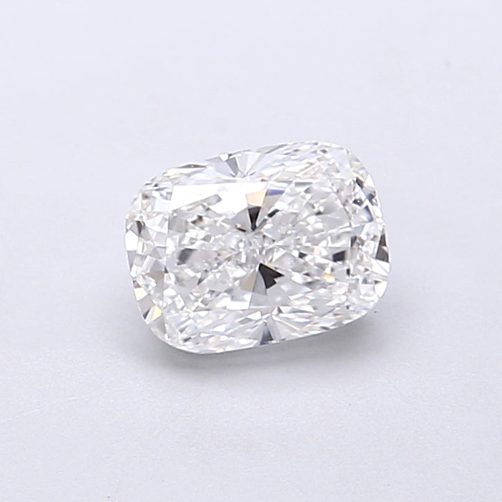 0.91 Carat Cushion Shaped, Very Good Cut, D Color, VVS1 Clarity, IGI Certified Lab Grown Diamond