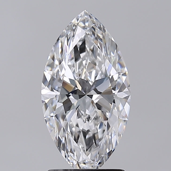 2.02 Carat Marquise Shaped, Excellent Cut, D Color, VVS2 Clarity, IGI Certified Lab Grown Diamond