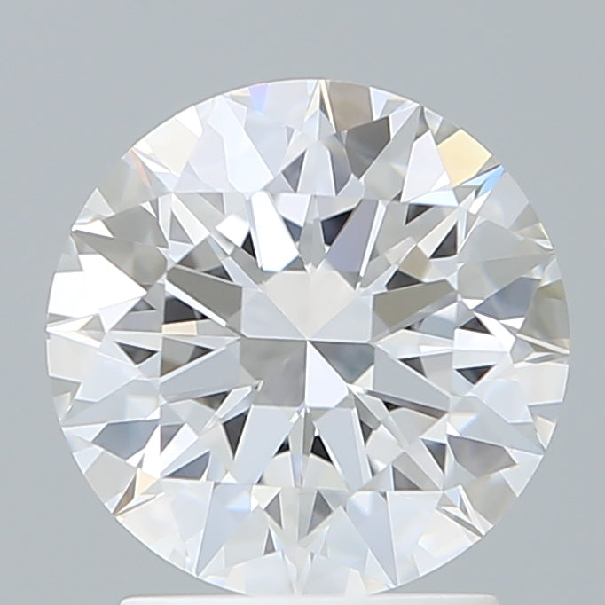 2.10 Carat Round Shaped, Excellent Cut, D Color, VVS2 Clarity, IGI Certified Lab Grown Diamond