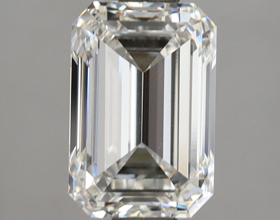 2.51 Carat Emerald Shaped, Ideal Cut, F Color, VVS1 Clarity, IGI Certified Lab Grown Diamond