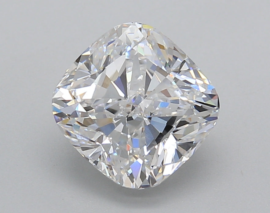 2.48 Carat Cushion Shaped, Excellent Cut, D Color, VS1 Clarity, IGI Certified Lab Grown Diamond