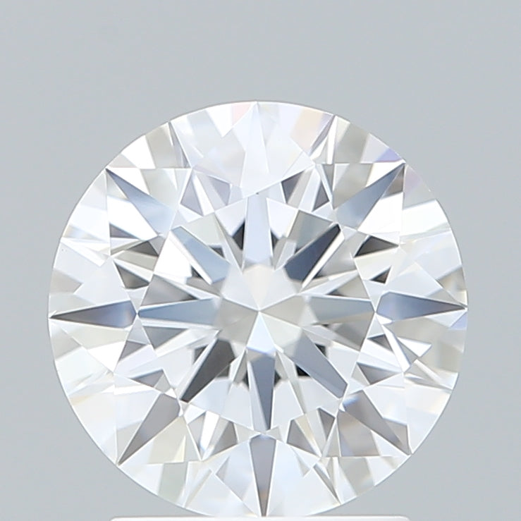 2.10 Carat Round Shaped, Ideal Cut, D Color, VVS2 Clarity, IGI Certified Lab Grown Diamond