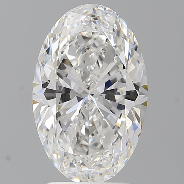 3.57 Carat Oval Shaped, Ideal Cut, E Color, VVS2 Clarity, IGI Certified Lab Grown Diamond