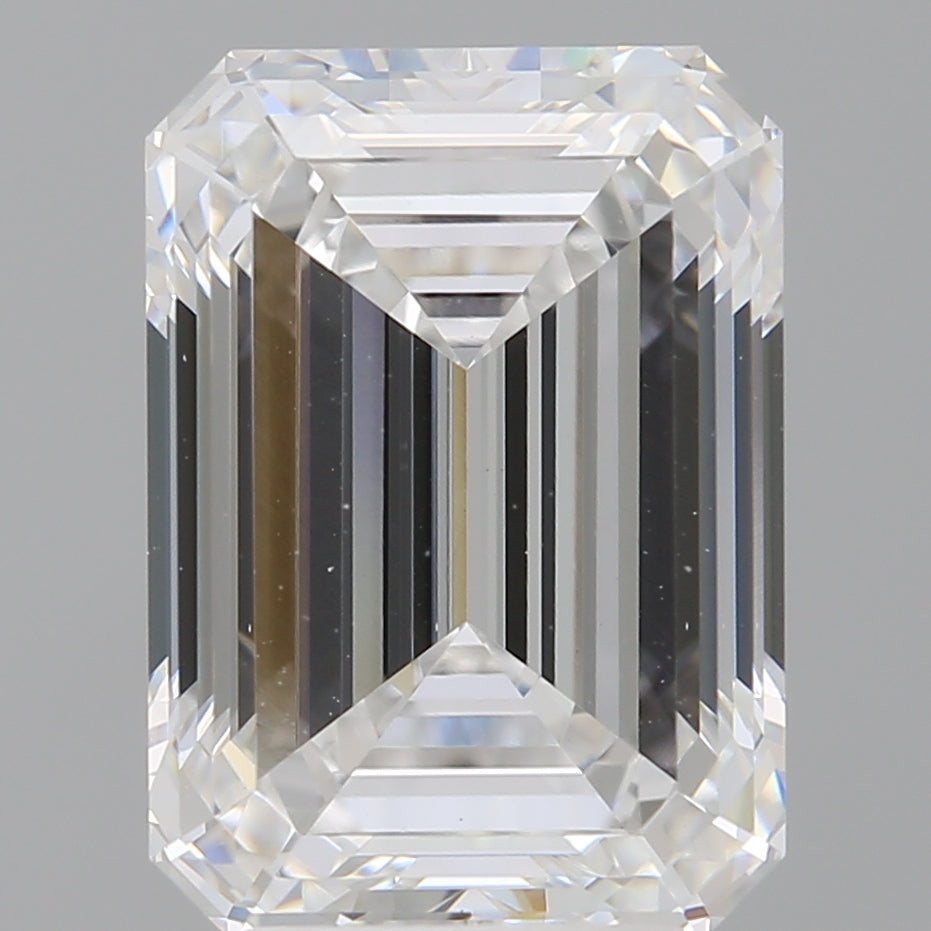 4.03 Carat Emerald Shaped, Ideal Cut, E Color, VS1 Clarity, IGI Certified Lab Grown Diamond