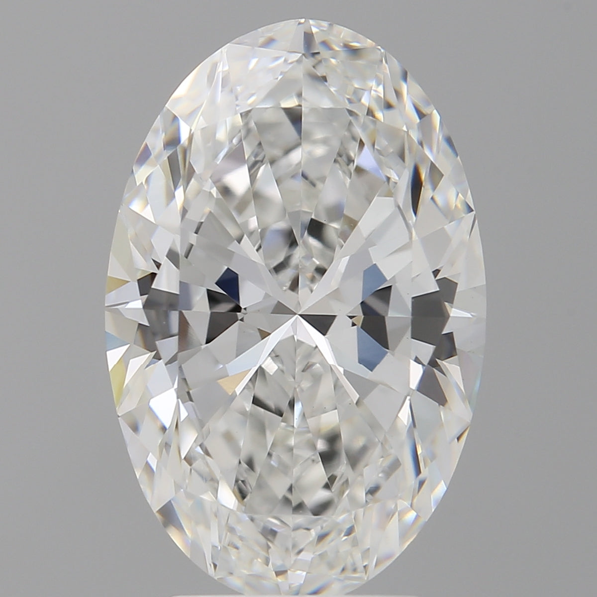 4.10 Carat Oval Shaped, Ideal Cut, E Color, VVS2 Clarity, IGI Certified Lab Grown Diamond