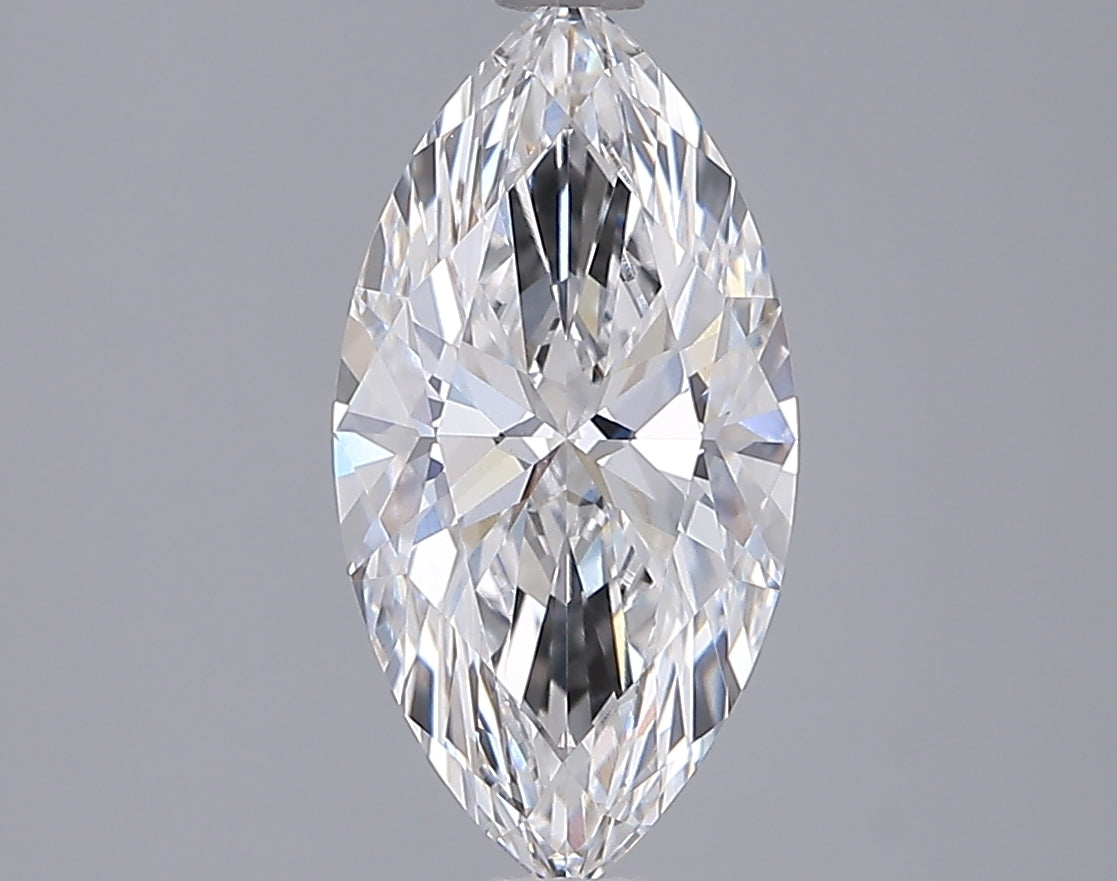 2.02 Carat Marquise Shaped, Ideal Cut, E Color, VVS2 Clarity, IGI Certified Lab Grown Diamond