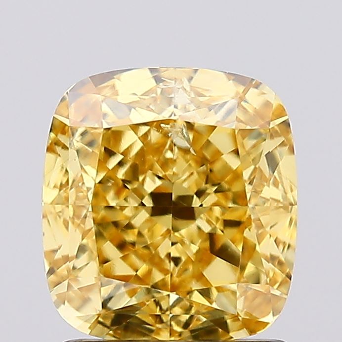 1.55 Carat Cushion Shaped, Ideal Cut, SI1 Clarity, IGI Certified Lab Grown Diamond