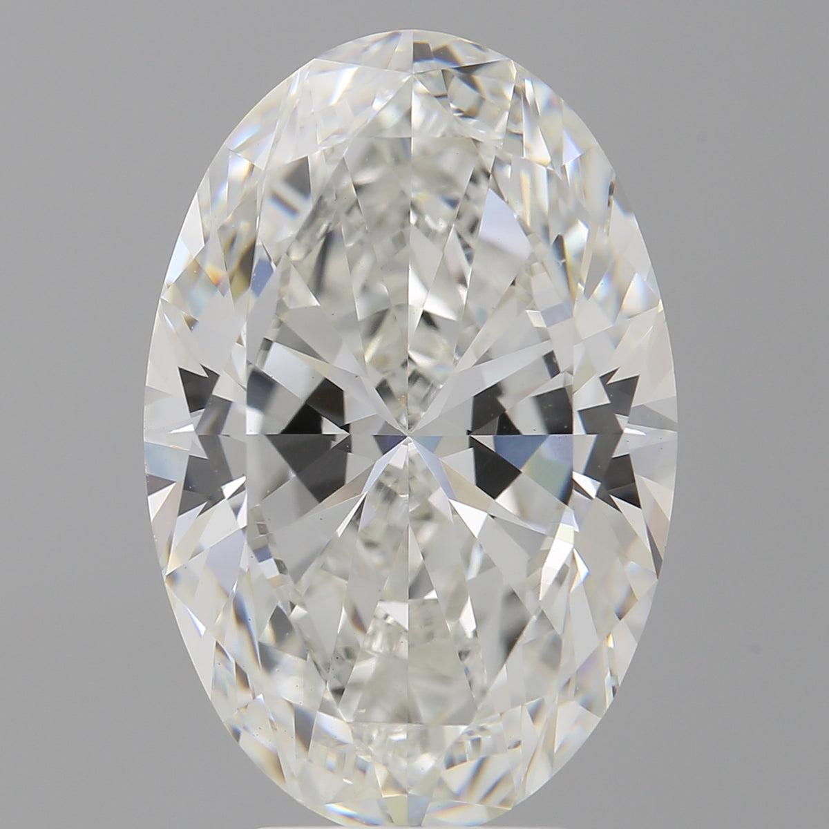 6.04 Carat Oval Shaped, Ideal Cut, F Color, VVS2 Clarity, IGI Certified Lab Grown Diamond