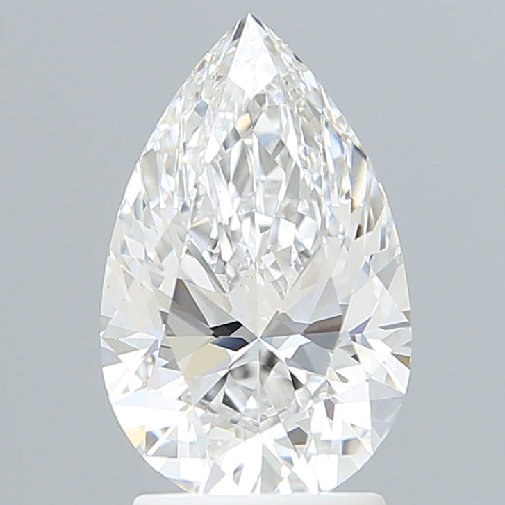 2.31 Carat Pear Shaped, Ideal Cut, E Color, VS1 Clarity, IGI Certified Lab Grown Diamond