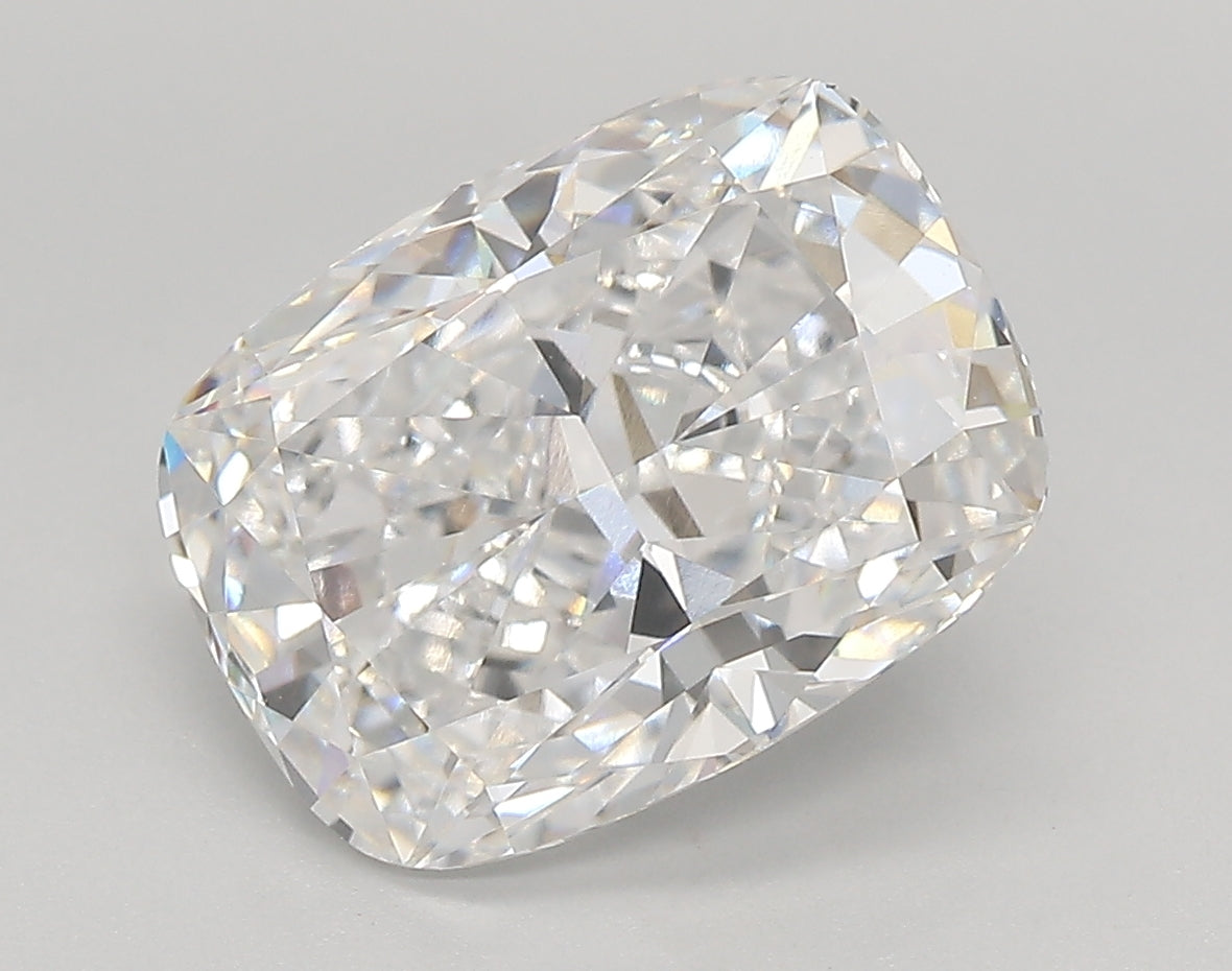 4.06 Carat Cushion Shaped, Very Good Cut, E Color, VVS2 Clarity, IGI Certified Lab Grown Diamond