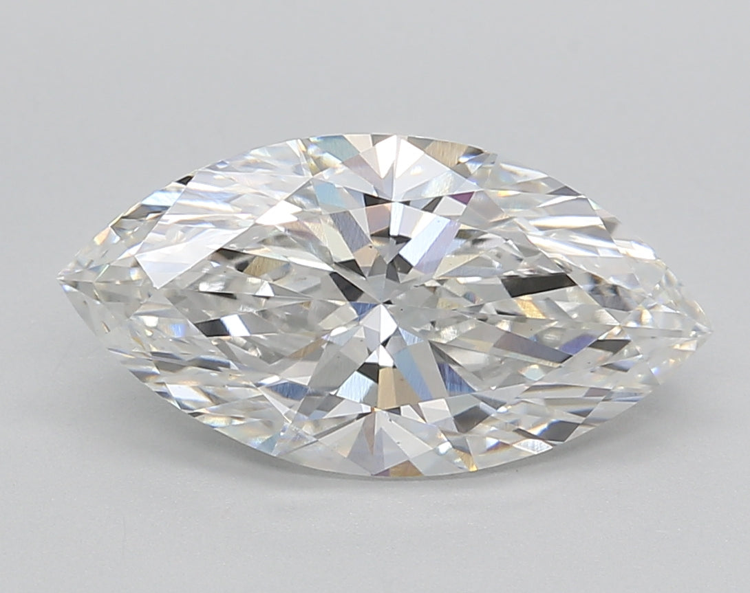 3.01 Carat Marquise Shaped, Very Good Cut, E Color, VS1 Clarity, IGI Certified Lab Grown Diamond