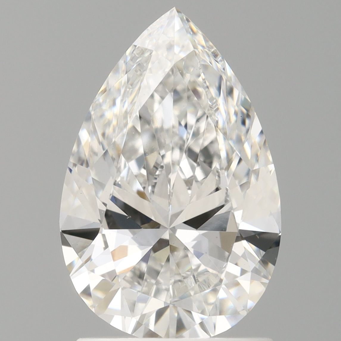 1.59 Carat Pear Shaped, Ideal Cut, E Color, VVS2 Clarity, IGI Certified Lab Grown Diamond