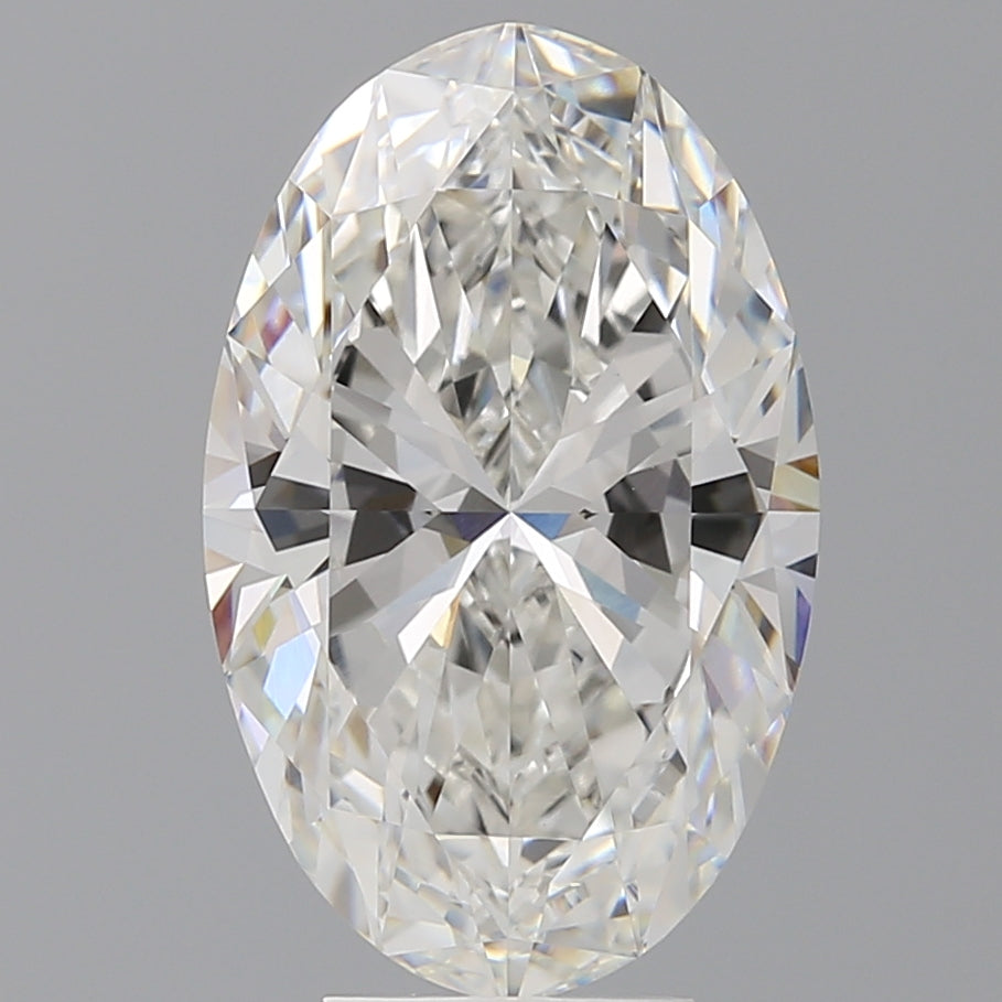 6.08 Carat Oval Shaped, Ideal Cut, F Color, VVS2 Clarity, IGI Certified Lab Grown Diamond