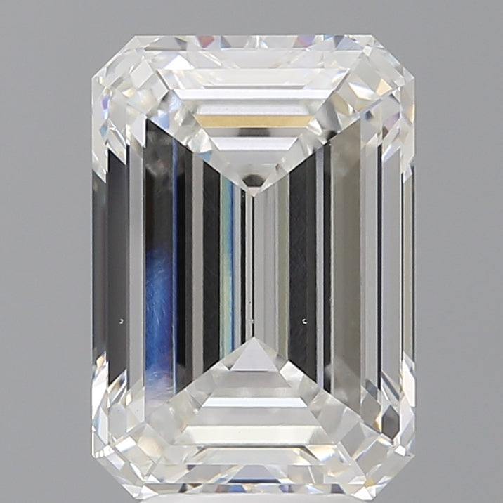 5.02 Carat Emerald Shaped, Ideal Cut, E Color, VS1 Clarity, IGI Certified Lab Grown Diamond