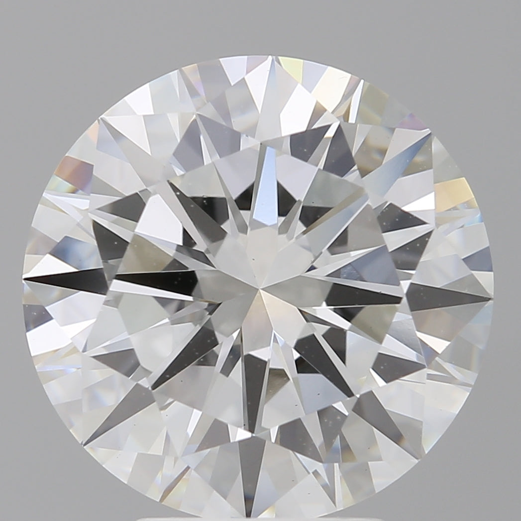 4.94 Carat Round Shaped, Excellent Cut, F Color, VVS2 Clarity, IGI Certified Lab Grown Diamond