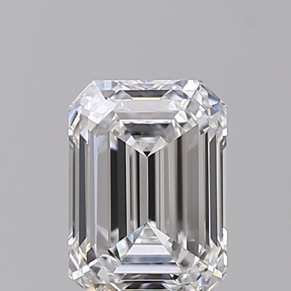 1.01 Carat Emerald Shaped, Ideal Cut, D Color, IF Clarity, IGI Certified Lab Grown Diamond