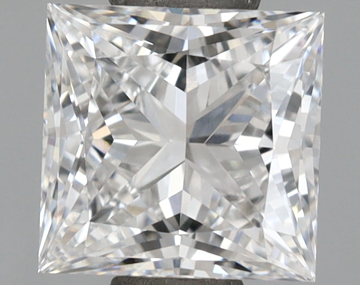 1.06 Carat Princess Shaped, Ideal Cut, D Color, IF Clarity, IGI Certified Lab Grown Diamond