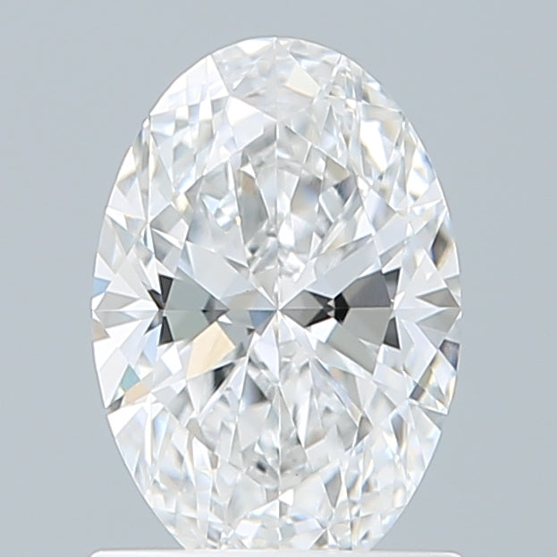 1.09 Carat Oval Shaped, Ideal Cut, D Color, VVS2 Clarity, IGI Certified Lab Grown Diamond