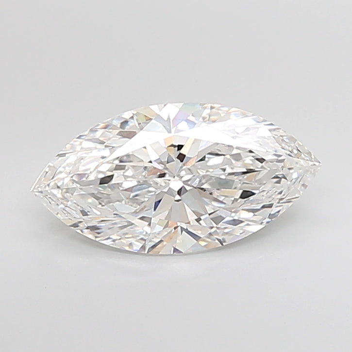 4.55 Carat Marquise Shaped, Ideal Cut, F Color, VVS2 Clarity, IGI Certified Lab Grown Diamond