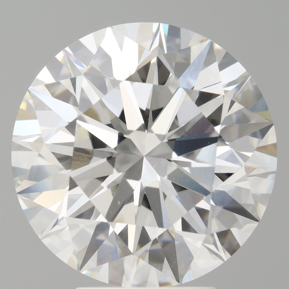5.55 Carat Round Shaped, Excellent Cut, E Color, VS1 Clarity, IGI Certified Lab Grown Diamond