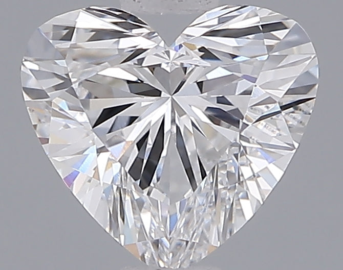 1.06 Carat Heart Shaped, Ideal Cut, D Color, VVS2 Clarity, IGI Certified Lab Grown Diamond