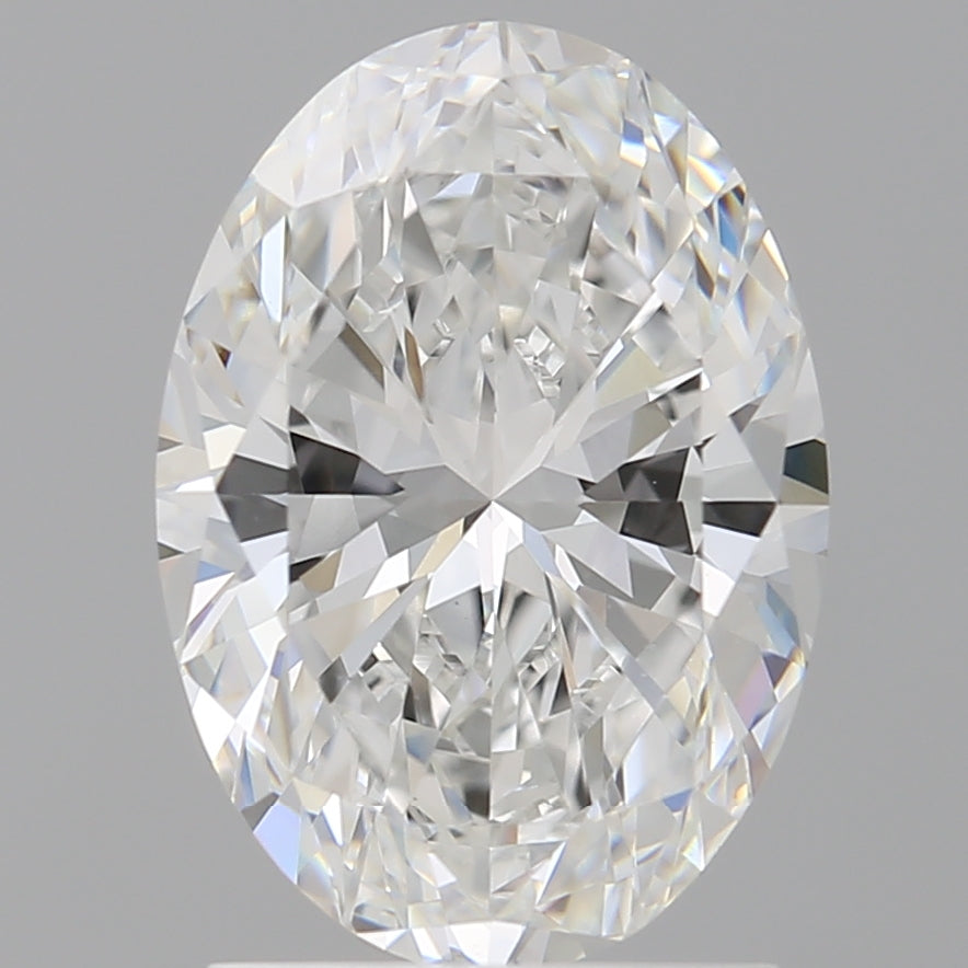 2.00 Carat Oval Shaped, Ideal Cut, E Color, VVS2 Clarity, IGI Certified Lab Grown Diamond
