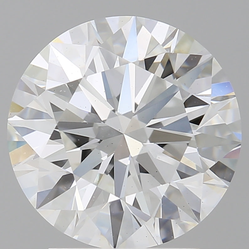 3.05 Carat Round Shaped, Ideal Cut, E Color, VS2 Clarity, IGI Certified Lab Grown Diamond