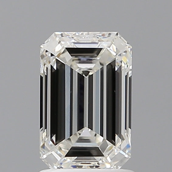 1.59 Carat Emerald Shaped, Ideal Cut, F Color, VVS2 Clarity, IGI Certified Lab Grown Diamond