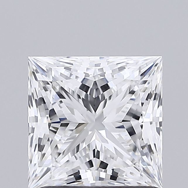 1.09 Carat Princess Shaped, Ideal Cut, D Color, IF Clarity, IGI Certified Lab Grown Diamond