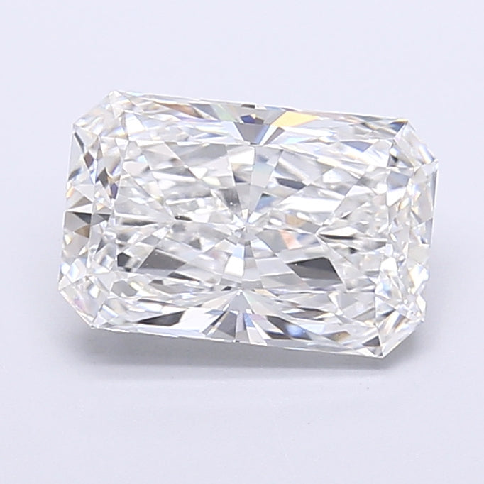 3.10 Carat Radiant Shaped, Very Good Cut, E Color, VVS2 Clarity, IGI Certified Lab Grown Diamond