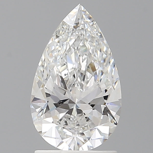 1.59 Carat Pear Shaped, Ideal Cut, D Color, VVS2 Clarity, IGI Certified Lab Grown Diamond