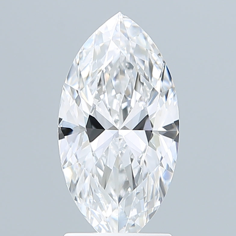 2.03 Carat Marquise Shaped, Ideal Cut, D Color, VVS2 Clarity, IGI Certified Lab Grown Diamond