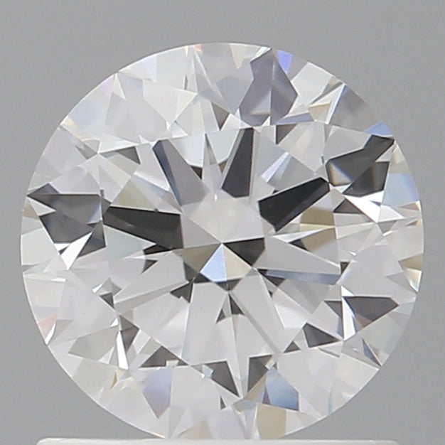 1.10 Carat Round Shaped, Excellent Cut, D Color, VVS2 Clarity, IGI Certified Lab Grown Diamond