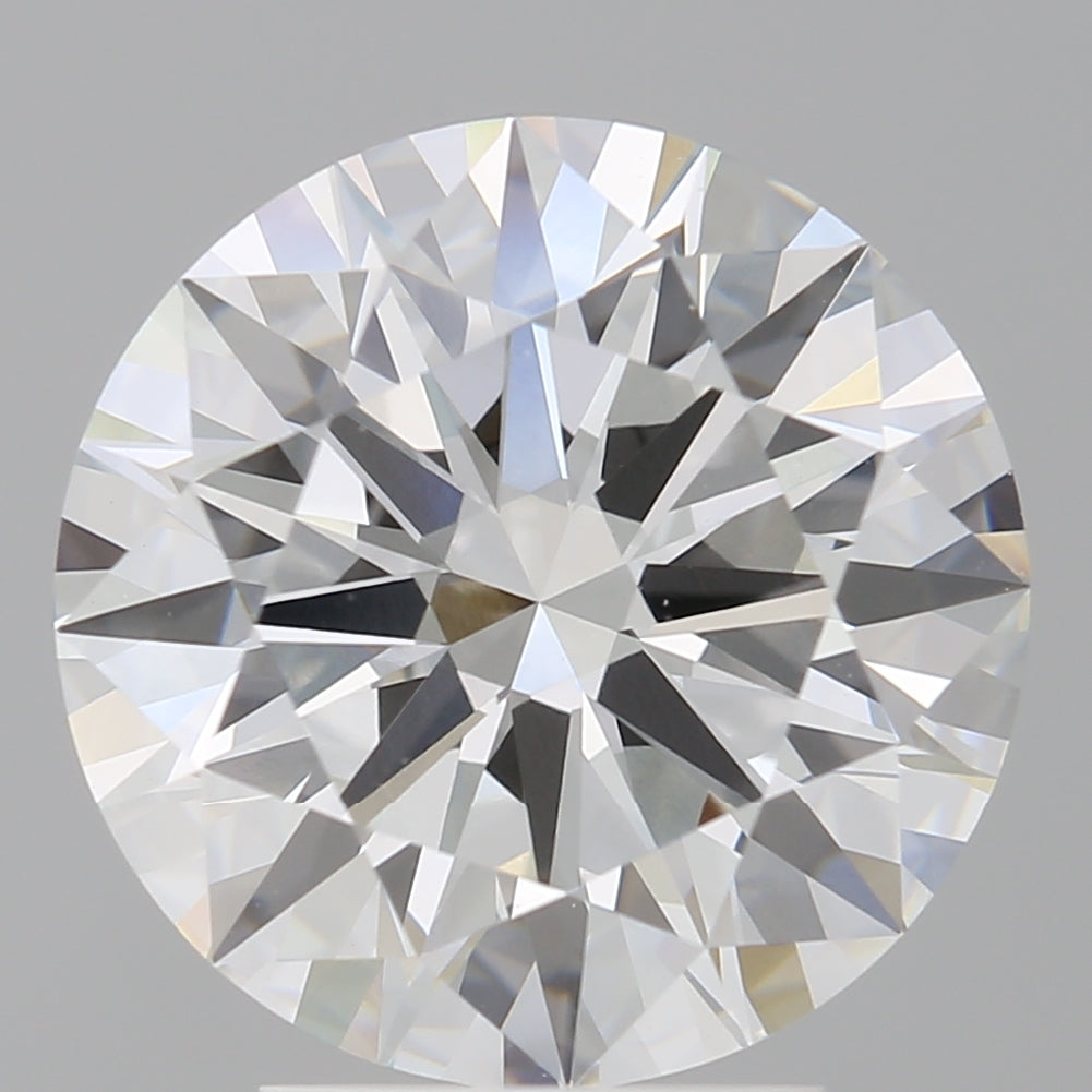 4.10 Carat Round Shaped, Ideal Cut, E Color, VVS2 Clarity, IGI Certified Lab Grown Diamond