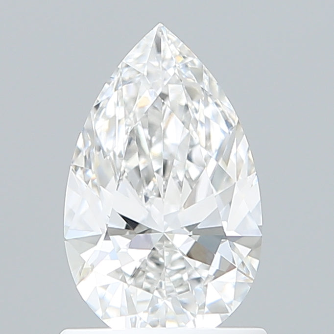 1.01 Carat Pear Shaped, Ideal Cut, D Color, VVS1 Clarity, IGI Certified Lab Grown Diamond
