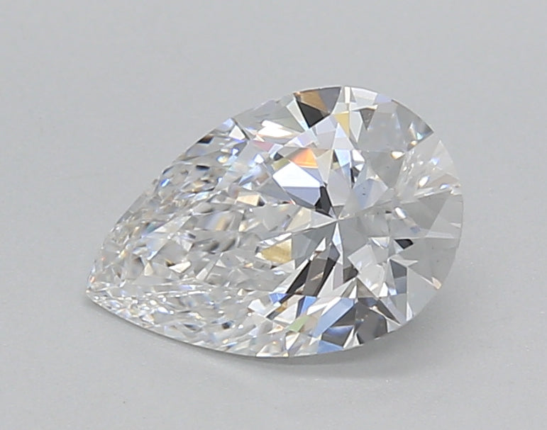 1.01 Carat Pear Shaped, Ideal Cut, D Color, VS1 Clarity, IGI Certified Lab Grown Diamond