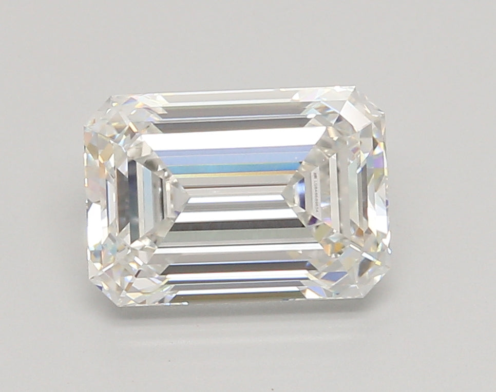 3.04 Carat Emerald Shaped, Ideal Cut, E Color, VVS1 Clarity, IGI Certified Lab Grown Diamond