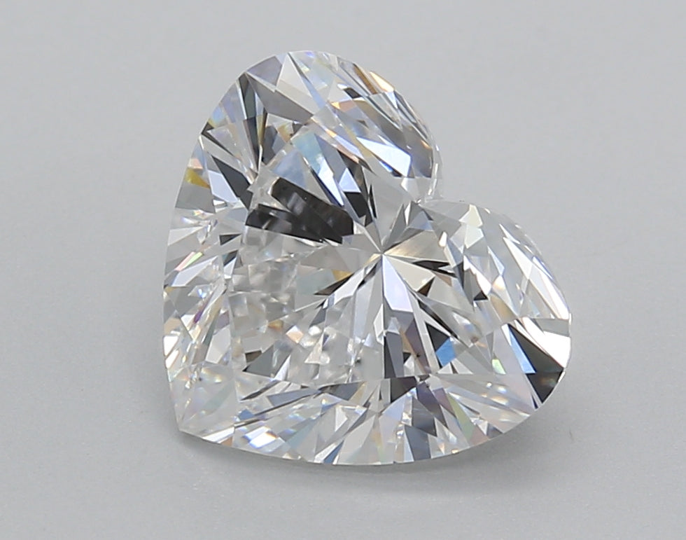3.02 Carat Heart Shaped, Very Good Cut, D Color, VS1 Clarity, IGI Certified Lab Grown Diamond