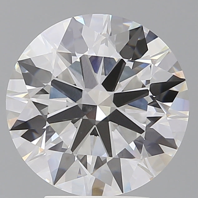 4.10 Carat Round Shaped, Ideal Cut, E Color, VVS2 Clarity, IGI Certified Lab Grown Diamond